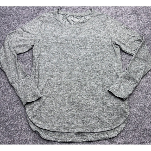 Athleta Tops - Athleta Womens Green Space Dye Long Sleeve Thumbhole Activewear Top Size M
